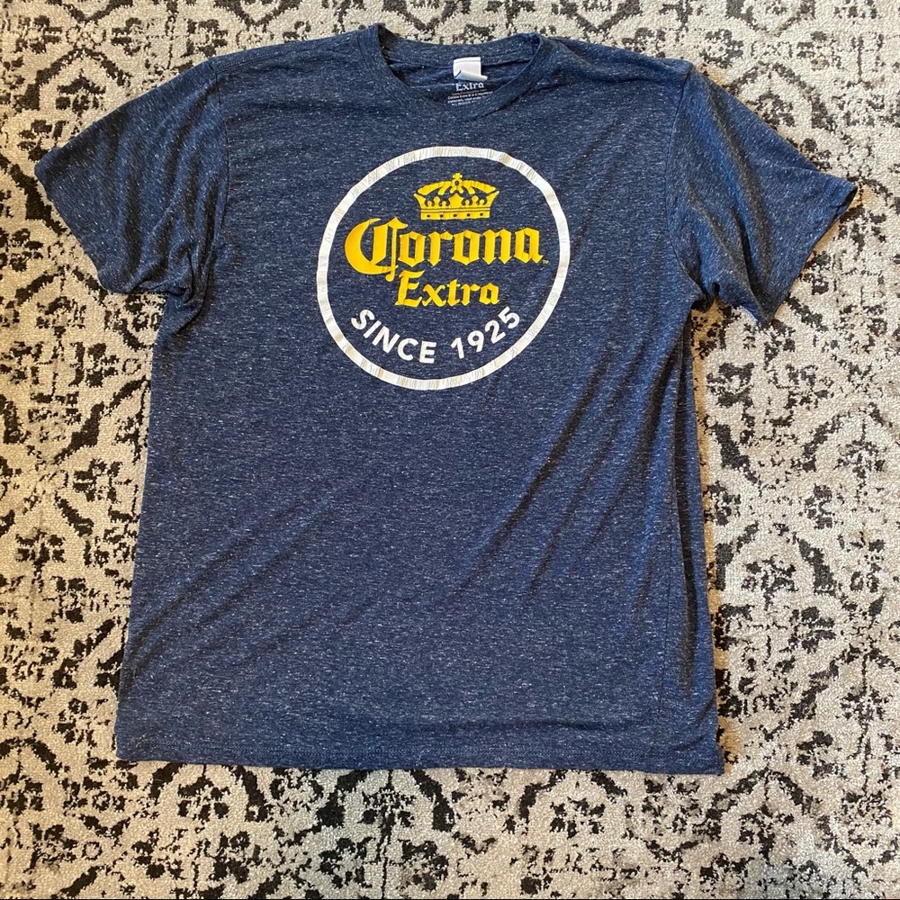 Super soft Blue Corona beer Shirt size large